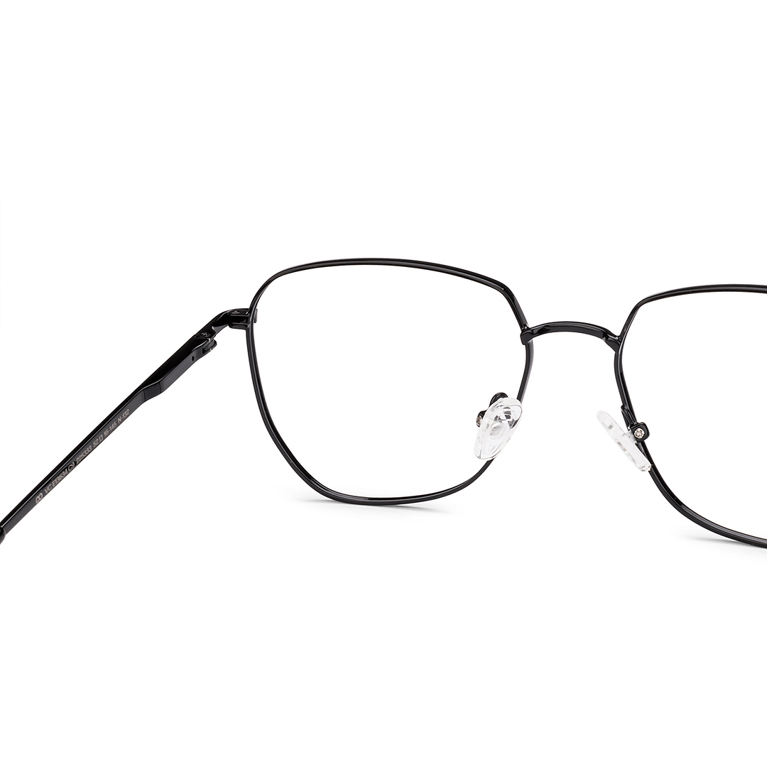 Vincent Chase Black Full Rim Geometric right side