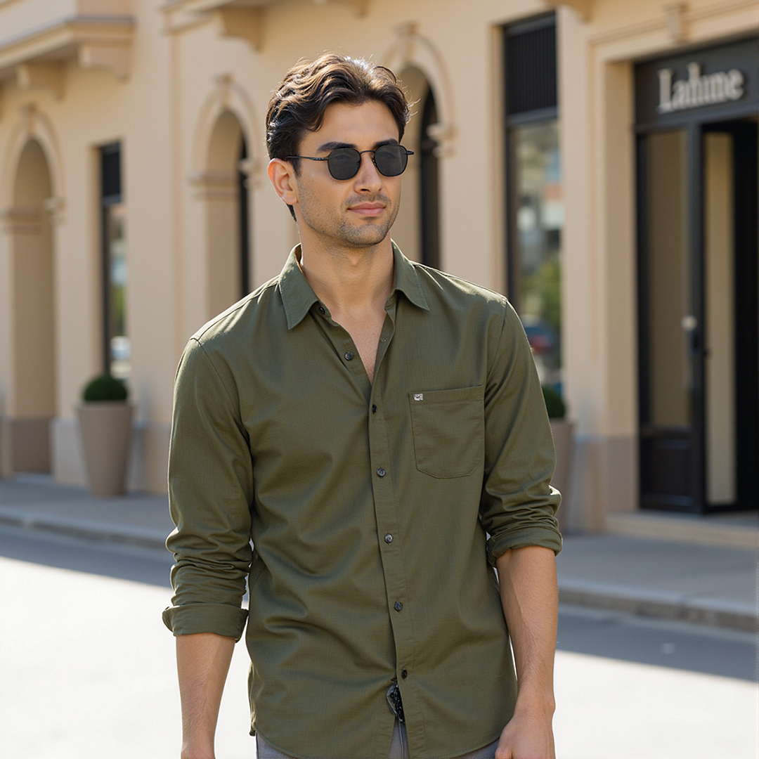 Vincent Chase Polarized Black Full Rim Geometric right side