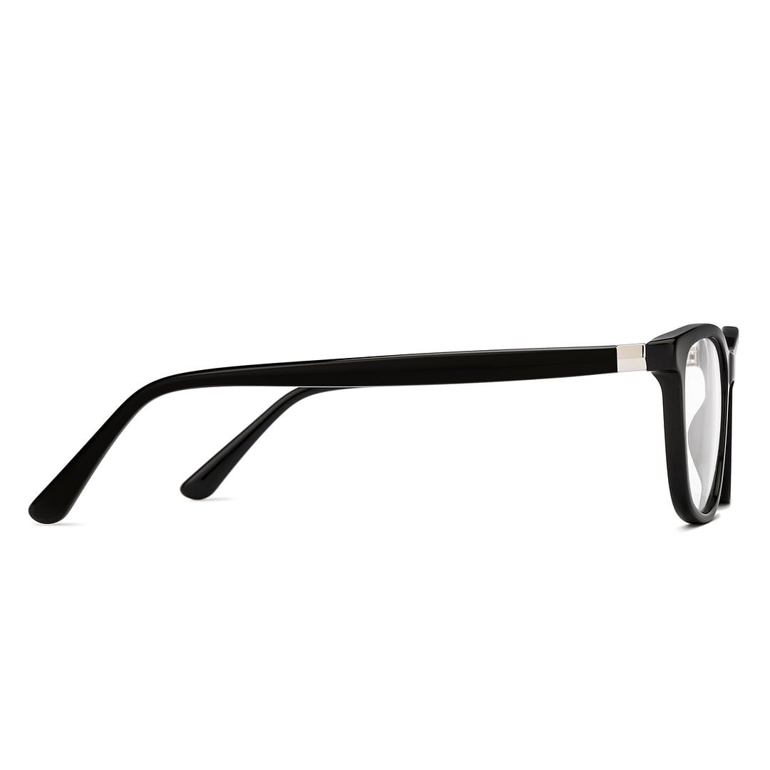 Vincent Chase Black Full Rim Rectangle left side