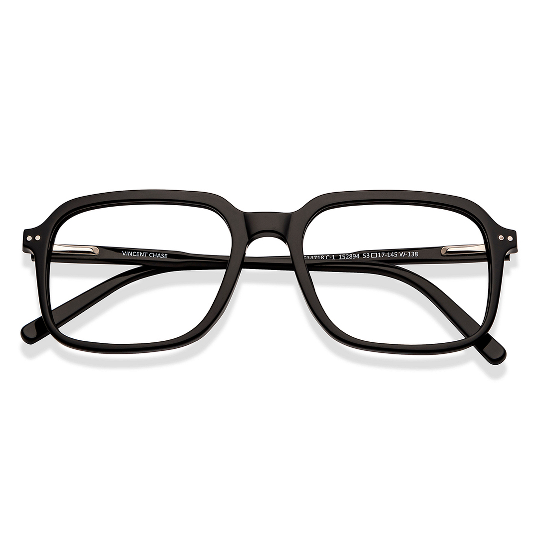 Vincent Chase Online Black Full Rim Square left side