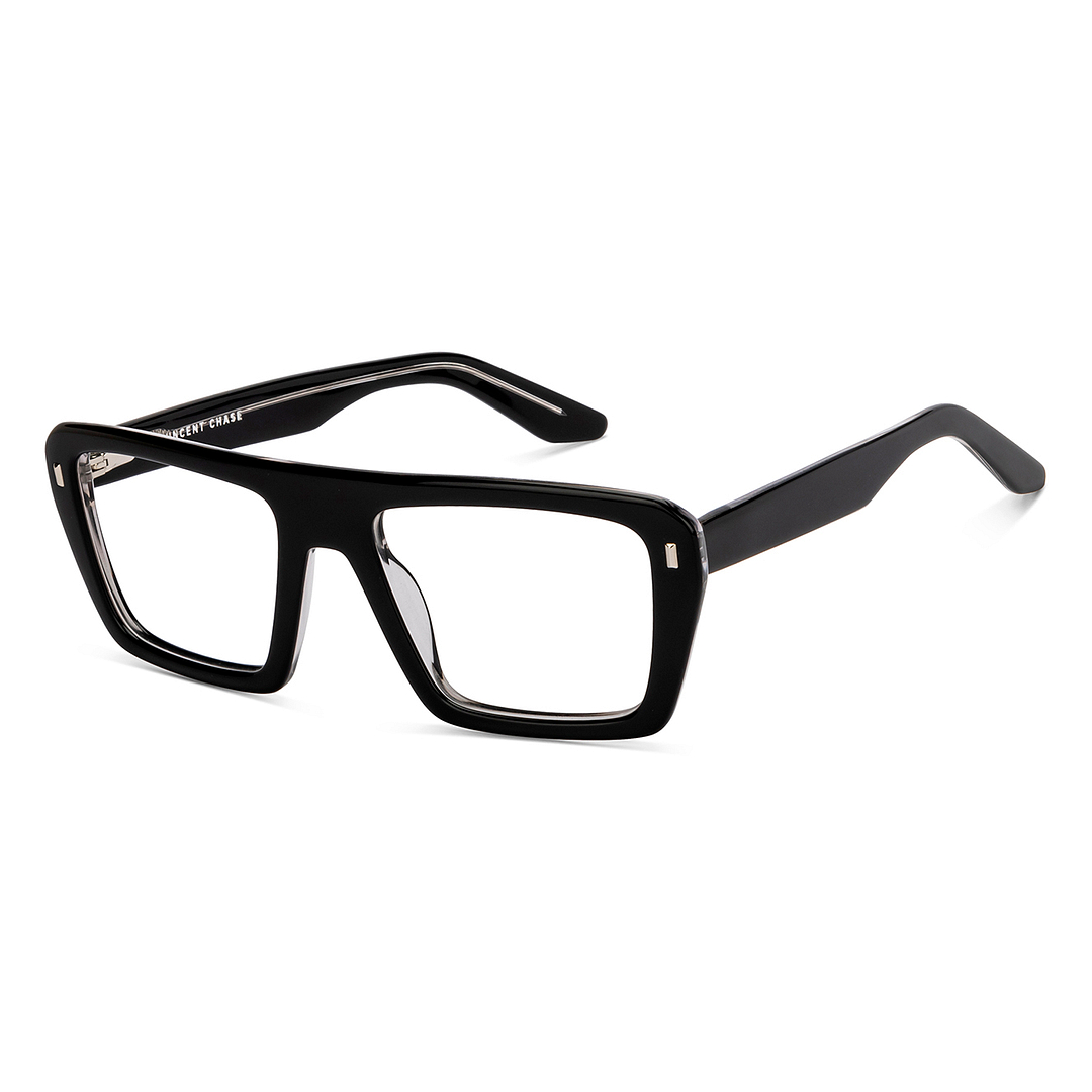 Vincent Chase Black Full Rim Square right side
