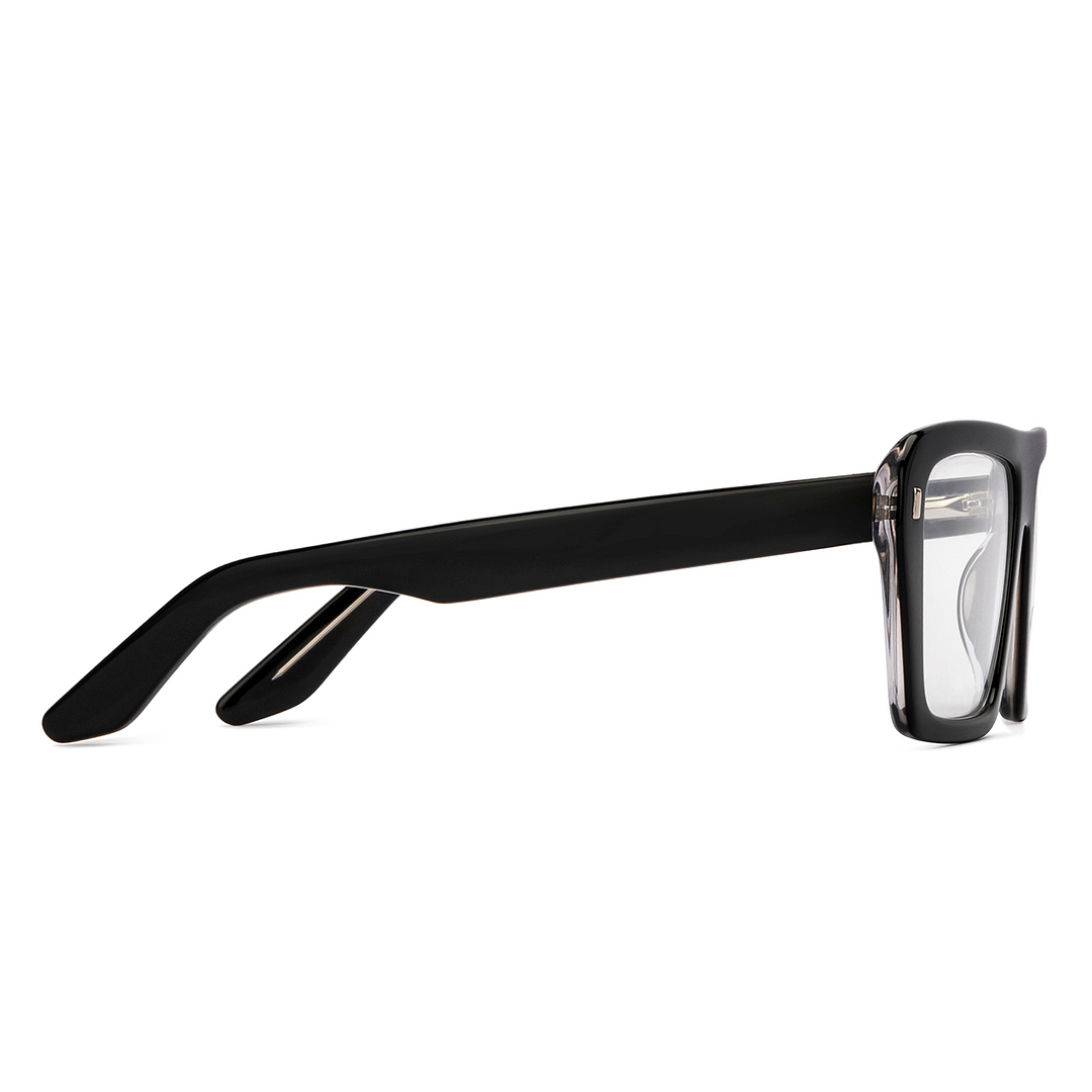 Vincent Chase Black Full Rim Square left side