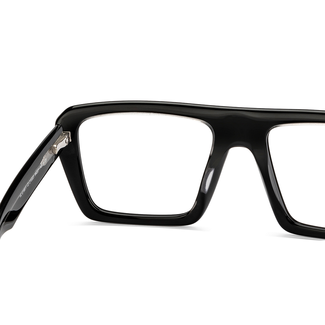 Vincent Chase Black Full Rim Square right side
