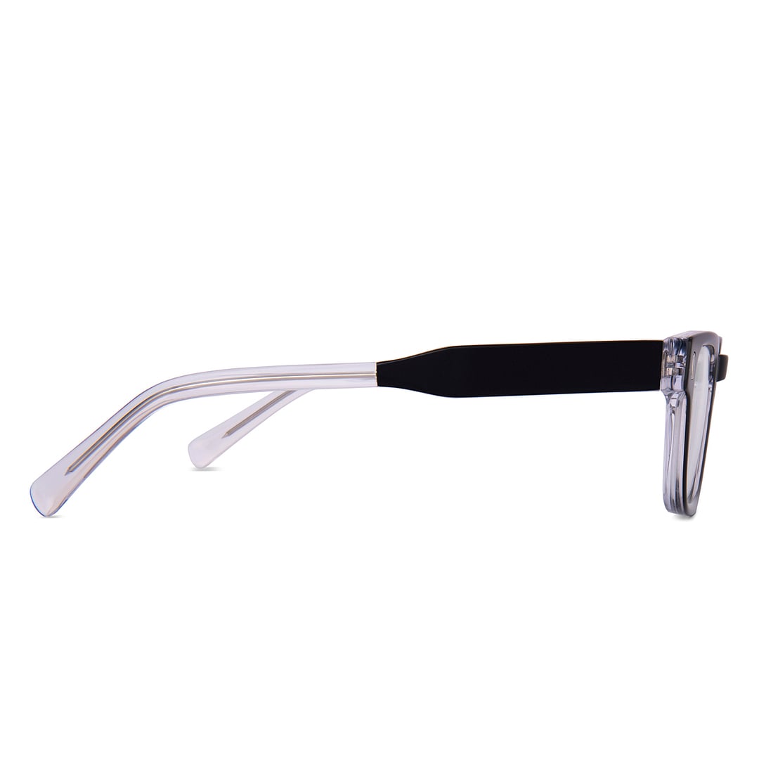 Vincent Chase Black Full Rim Rectangle left side