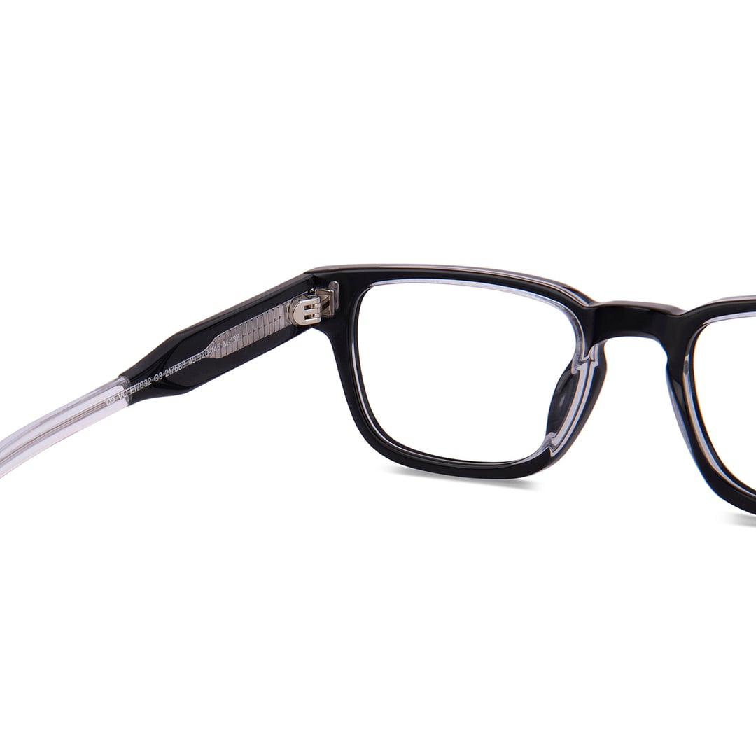 Vincent Chase Black Full Rim Rectangle right side