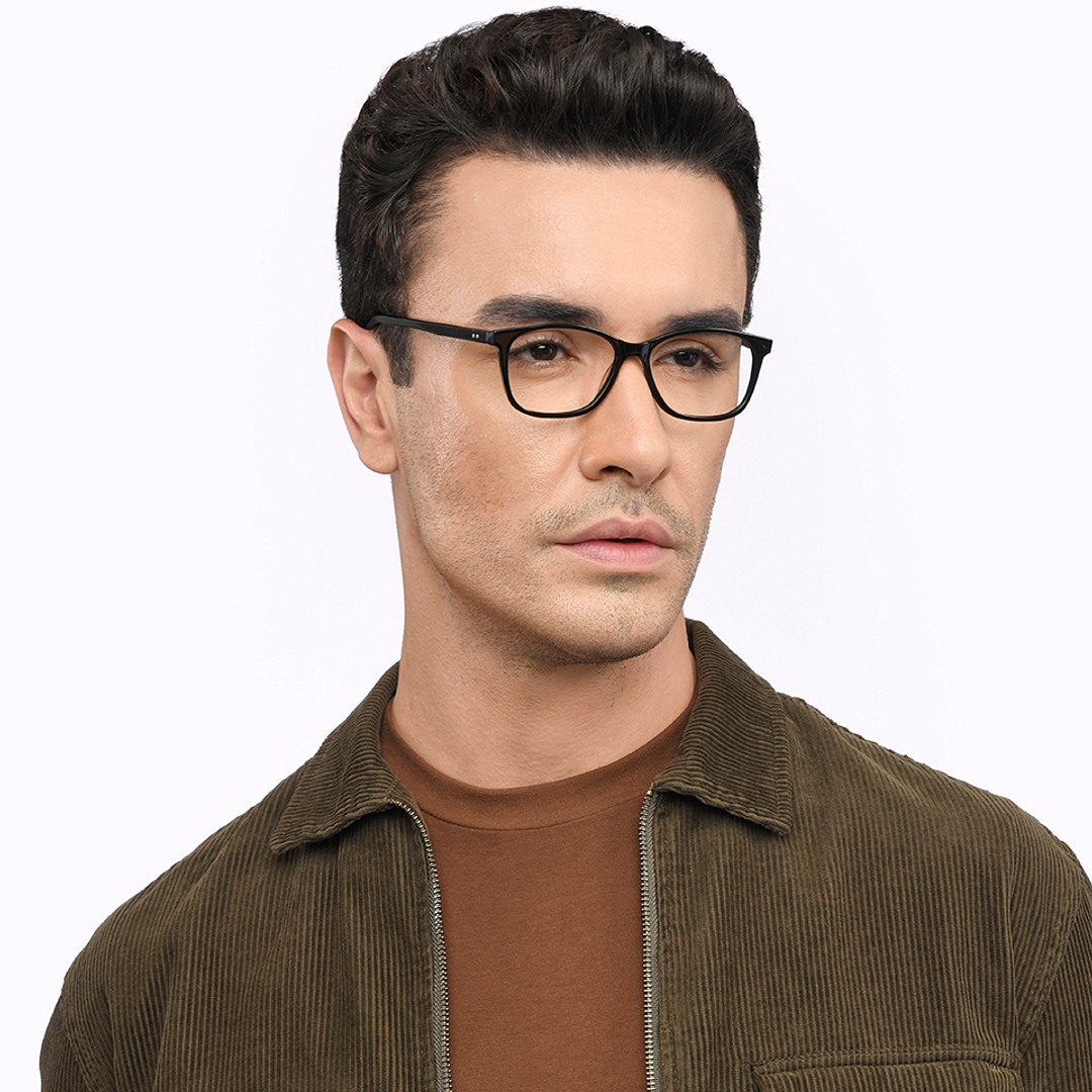 Vincent Chase Online Black Full Rim Rectangle left side