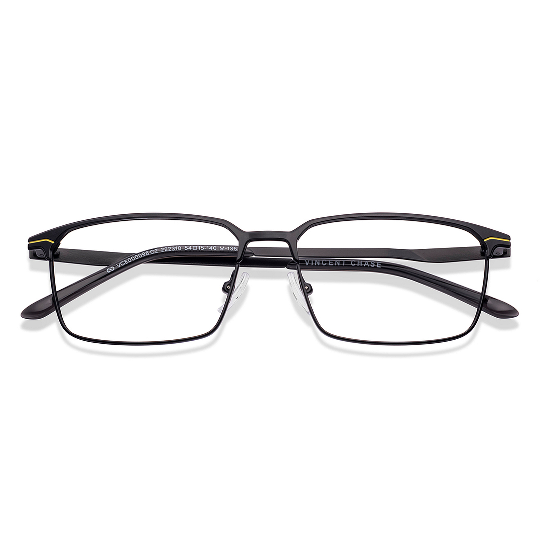 Vincent Chase Online Black Full Rim Rectangle left side