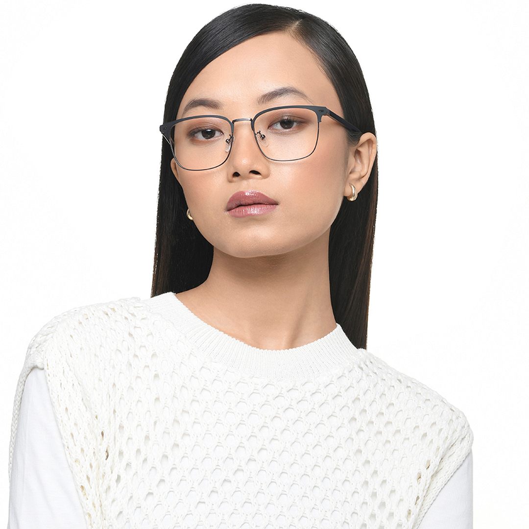 Vincent Chase Online Black Full Rim Square right side