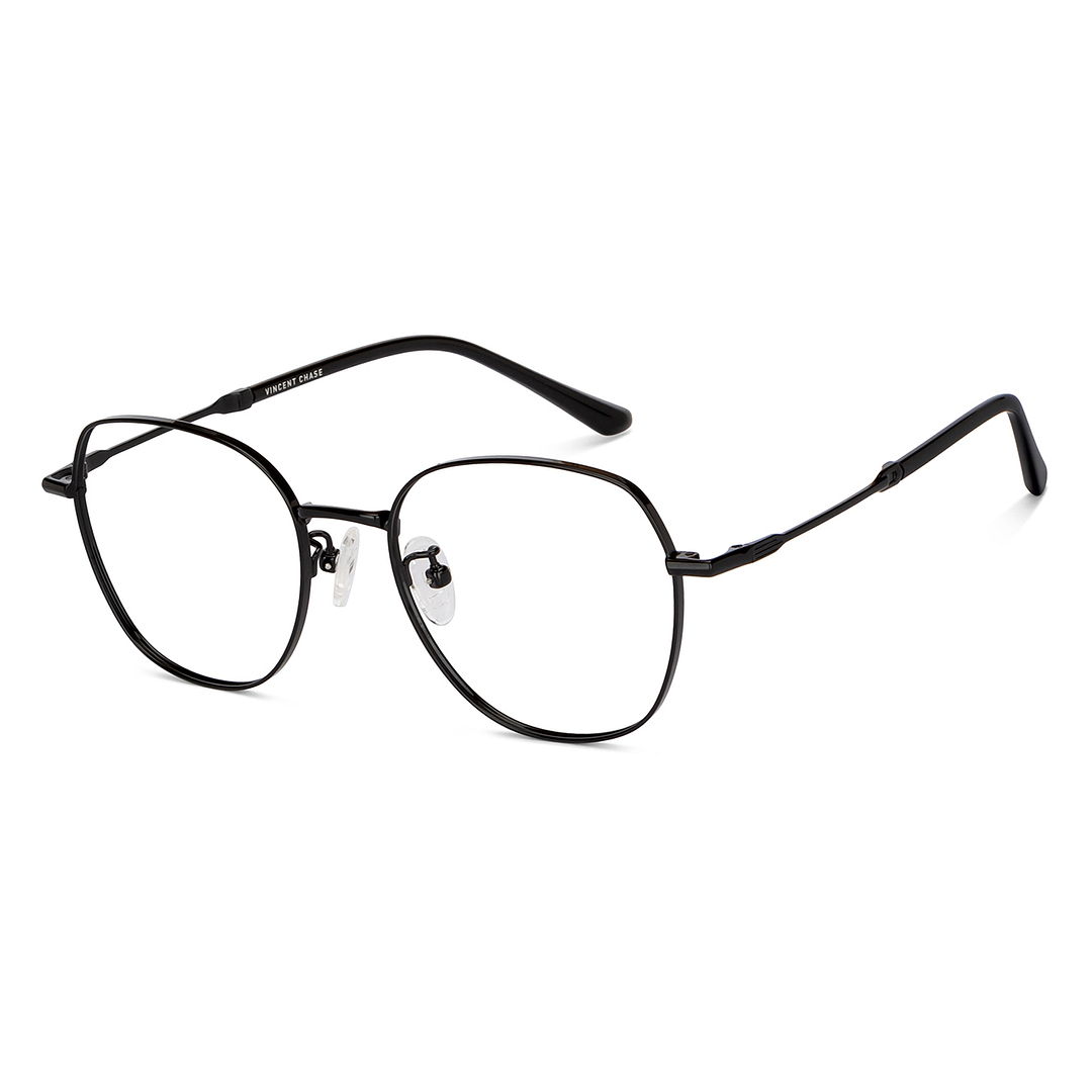 Vincent Chase Online Black Full Rim Round right side