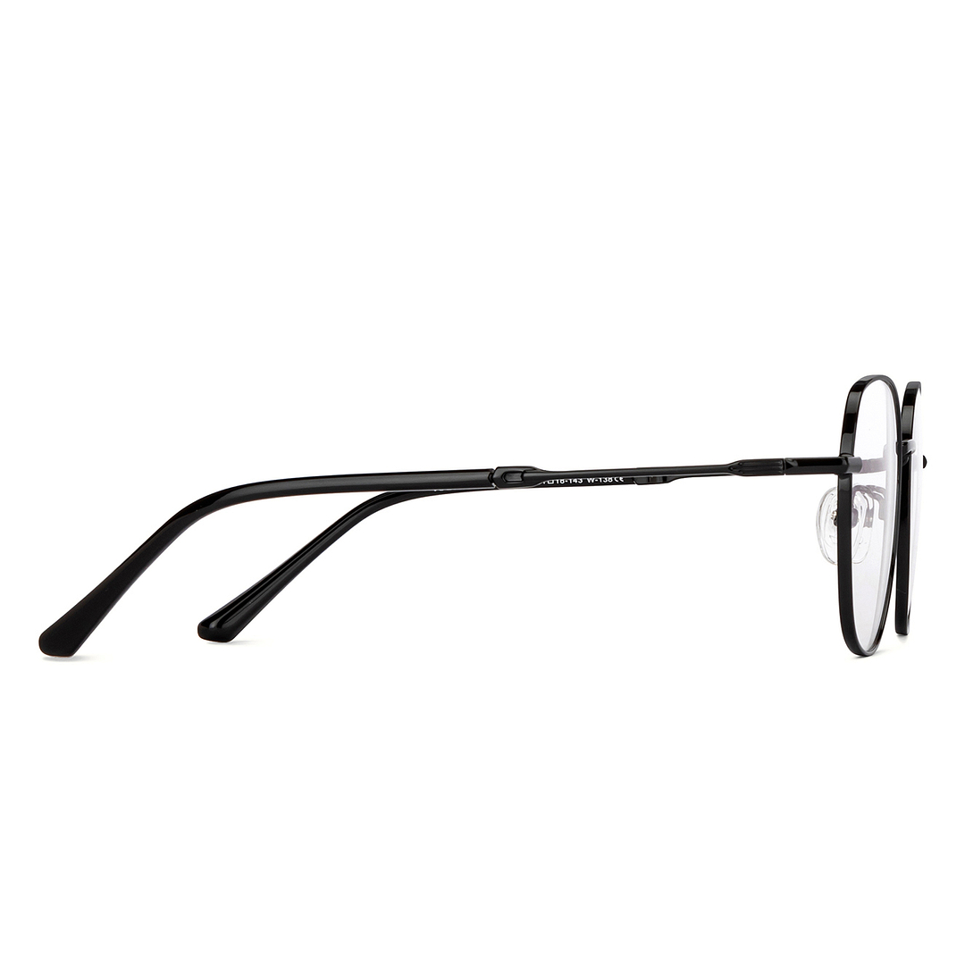 Vincent Chase Online Black Full Rim Round left side