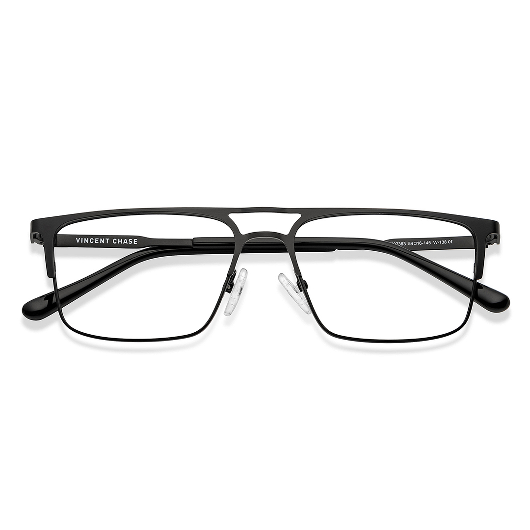 Vincent Chase Online Black Full Rim Rectangle left side