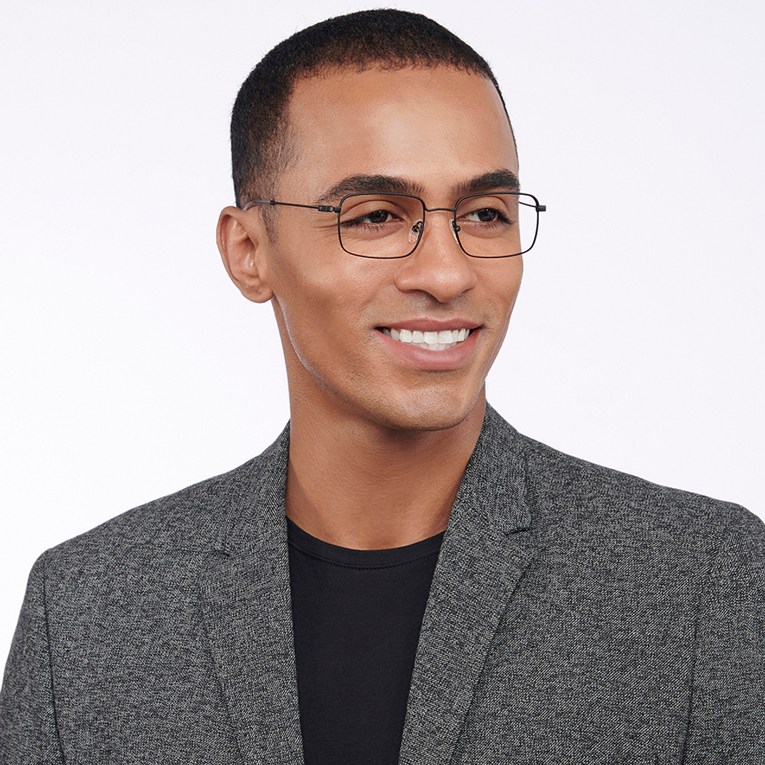 Vincent Chase Online Black Full Rim Rectangle right side