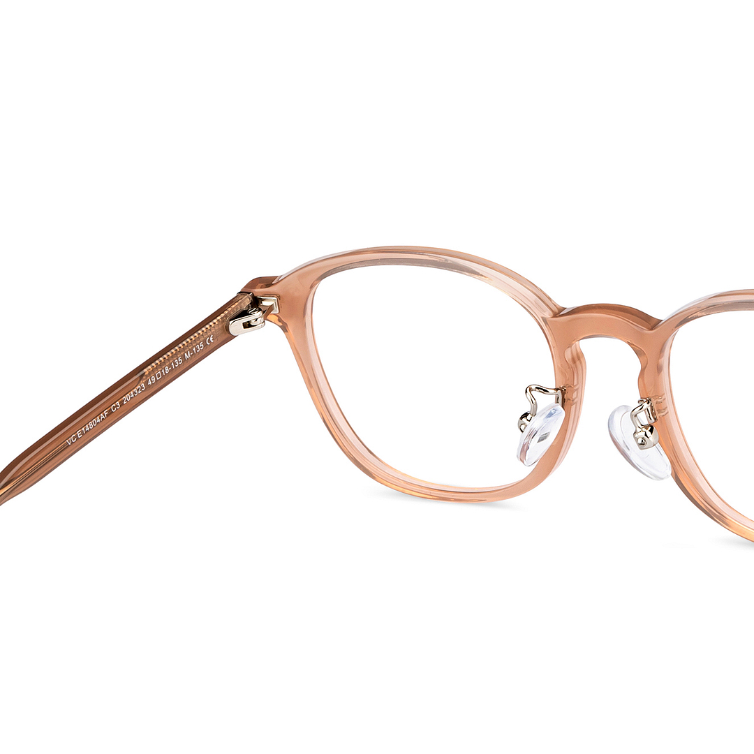 Vincent Chase Online Pink Transparent Full Rim Square right side