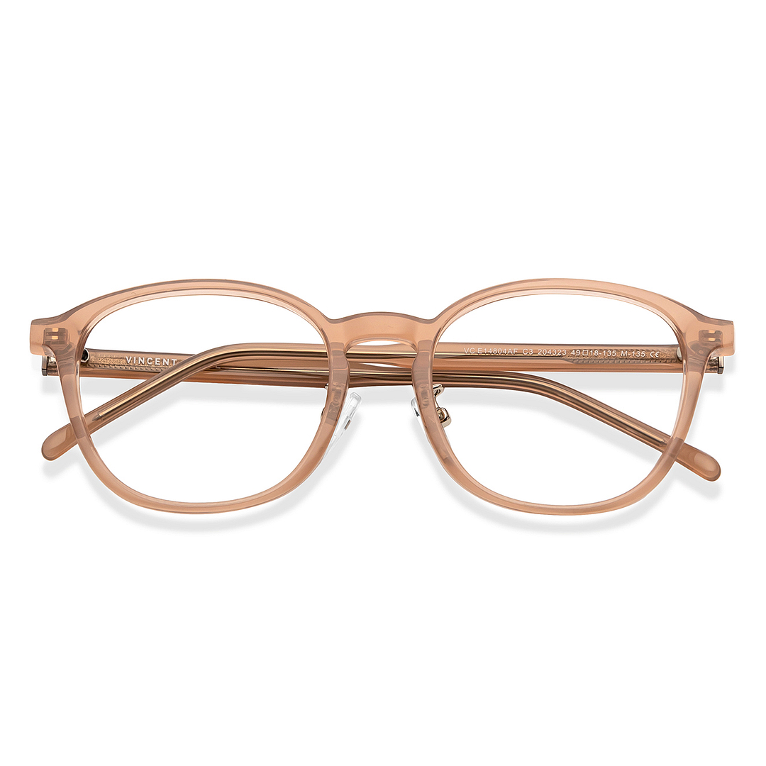 Vincent Chase Online Pink Transparent Full Rim Square left side