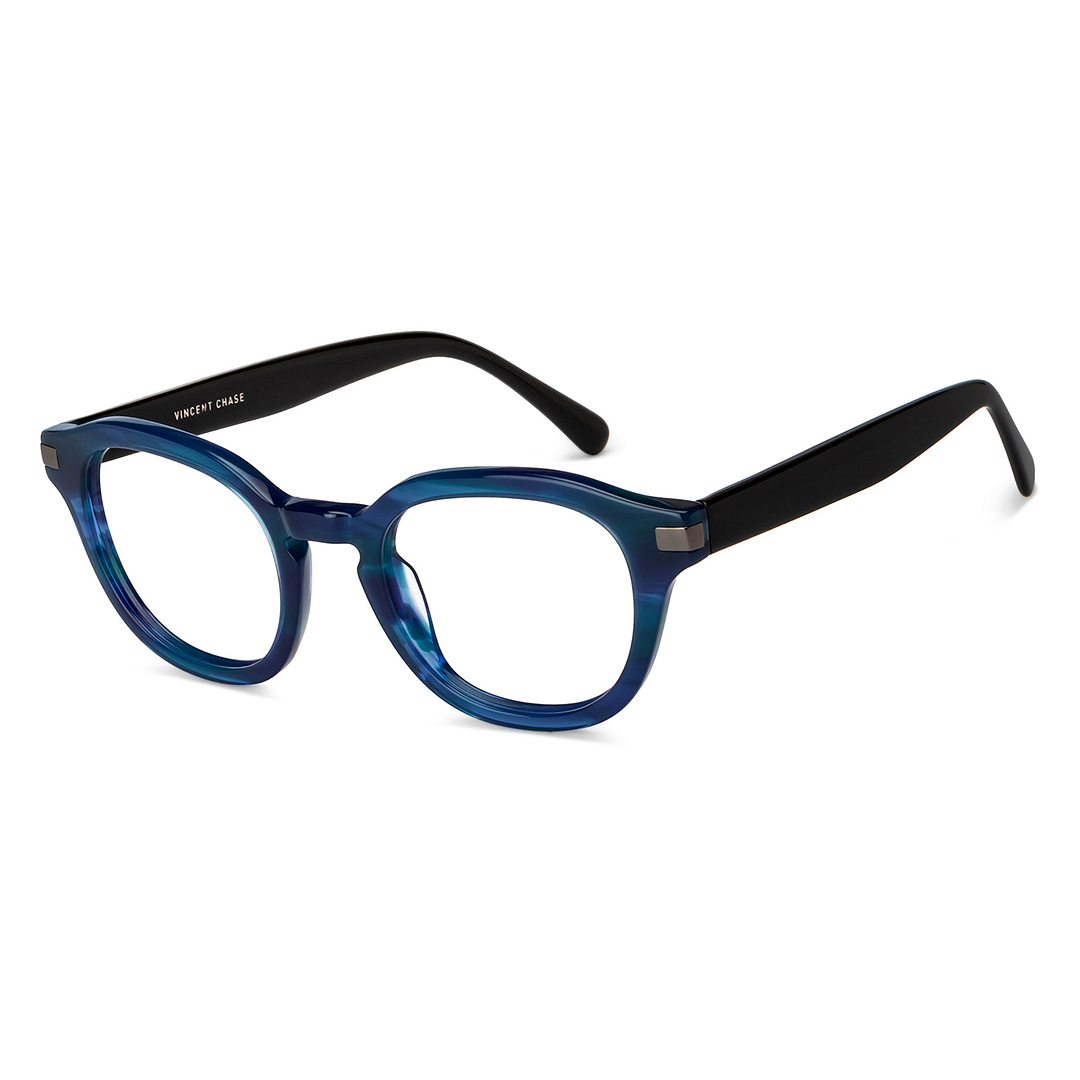 Vincent Chase Online Sky Blue Full Rim Square left side