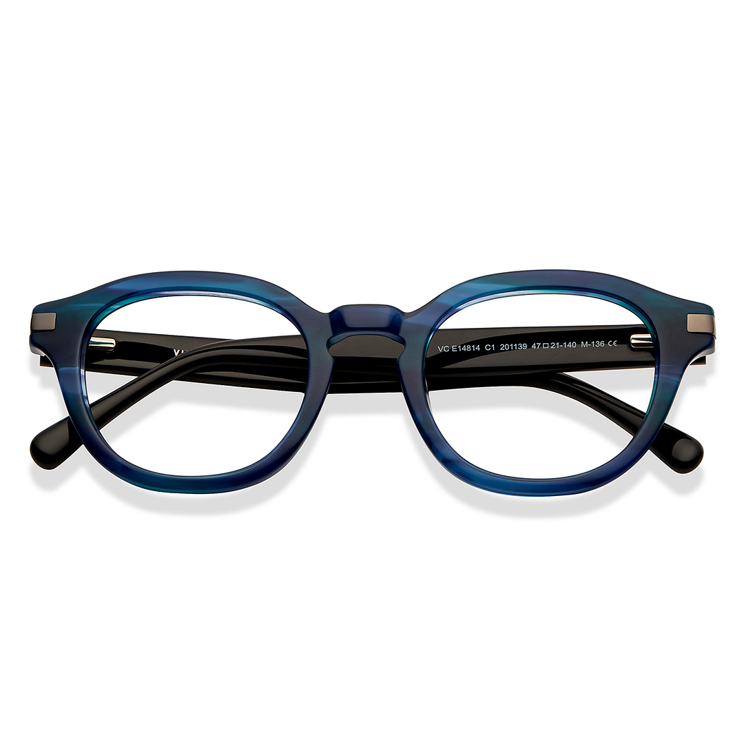 Vincent Chase Online Sky Blue Full Rim Square left side