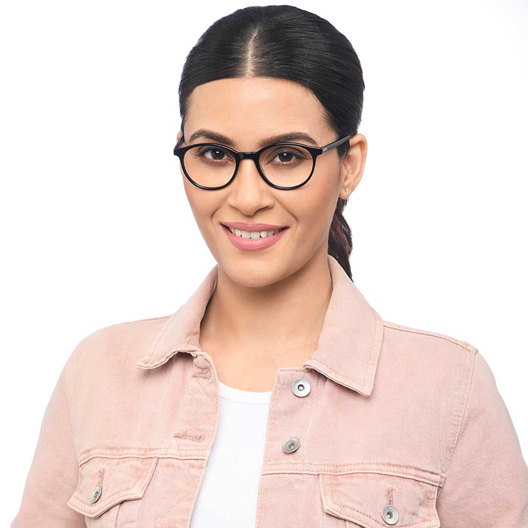 Vincent Chase Black Full Rim Round right side