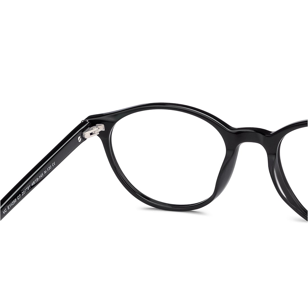 Vincent Chase Black Full Rim Round right side