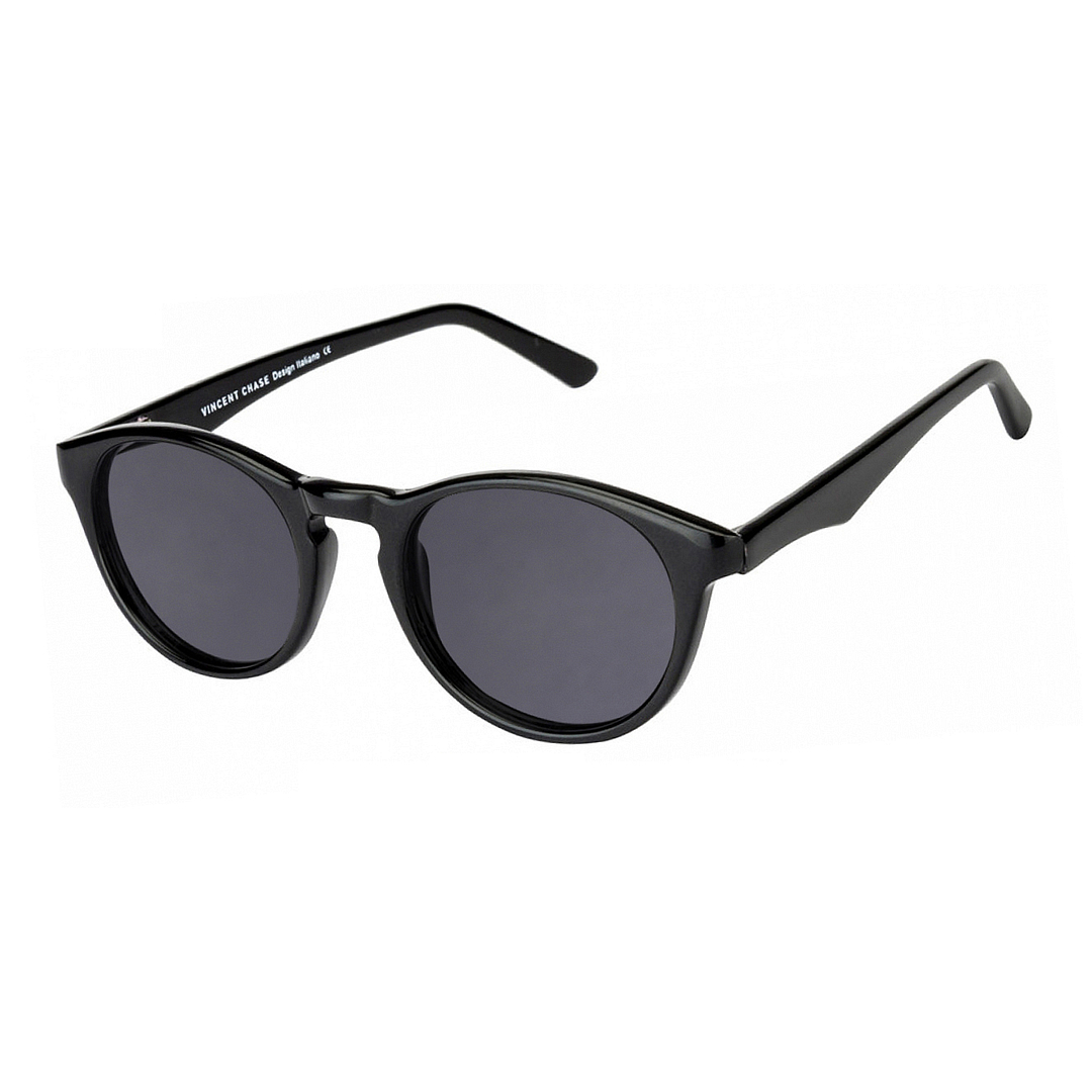 Vincent Chase Online Black Full Rim Round left side