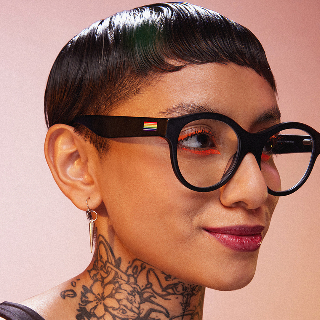 Vincent Chase Online Black Full Rim Round right side