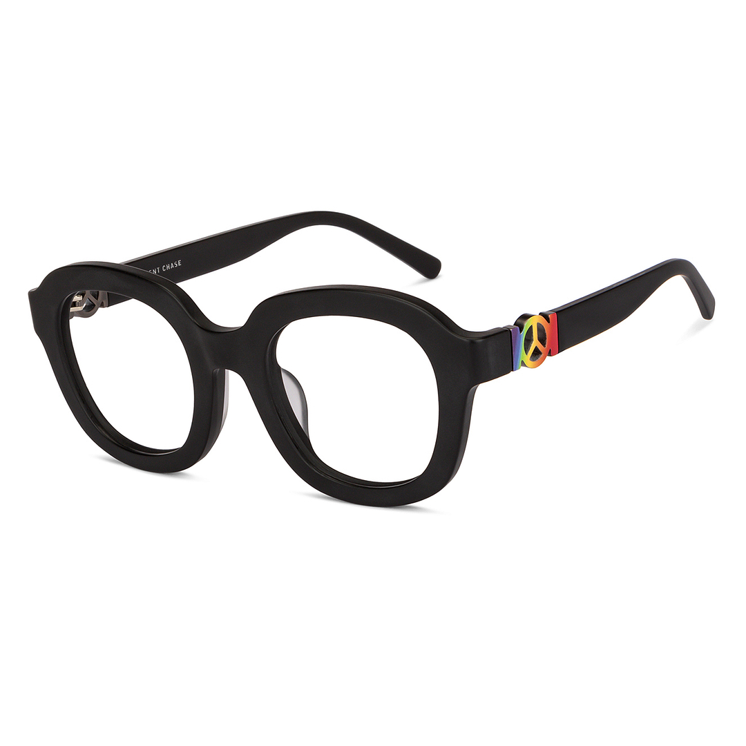 Vincent Chase Online Black Full Rim Round right side