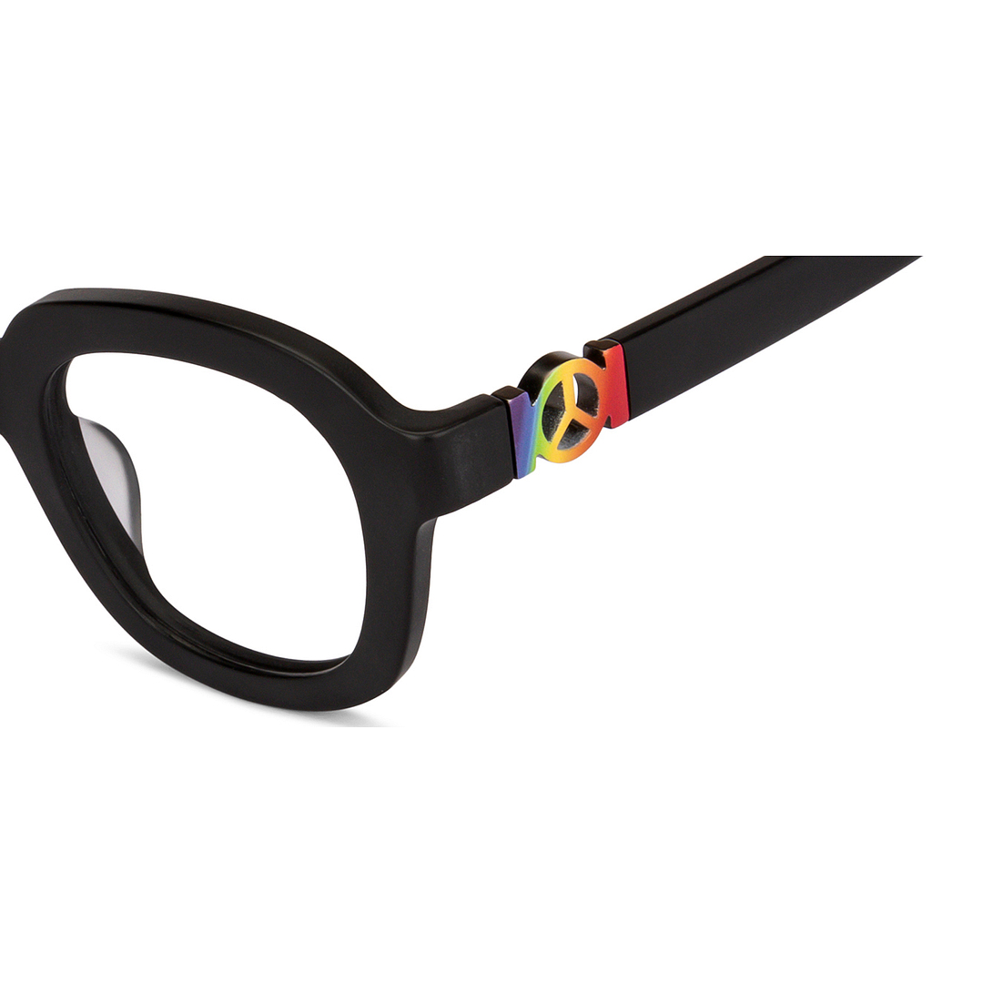 Vincent Chase Online Black Full Rim Round left side