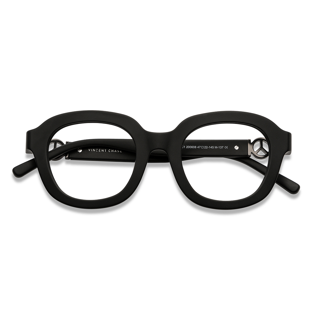Vincent Chase Online Black Full Rim Round right side
