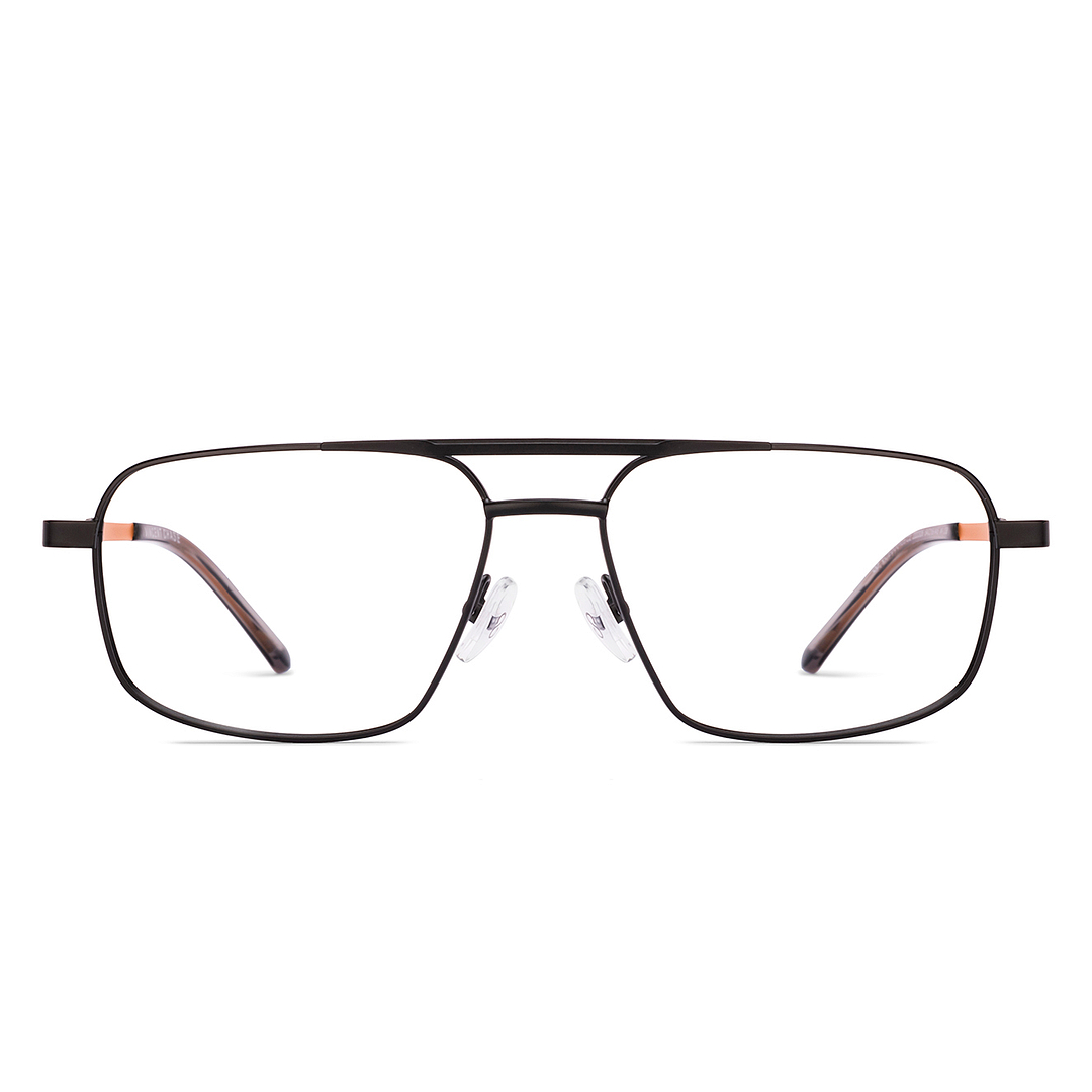 Black Full Rim Square Vincent Chase SLEEK STEEL VC E000105-C2