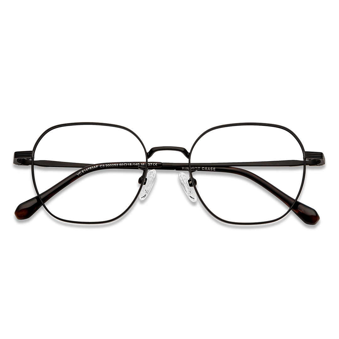 Vincent Chase Online Black Full Rim Round left side