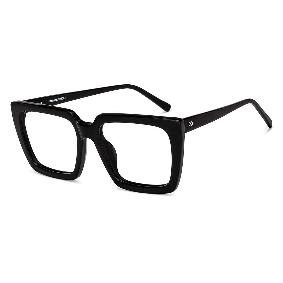 Lenskart STUDIO Black Full Rim Square right side