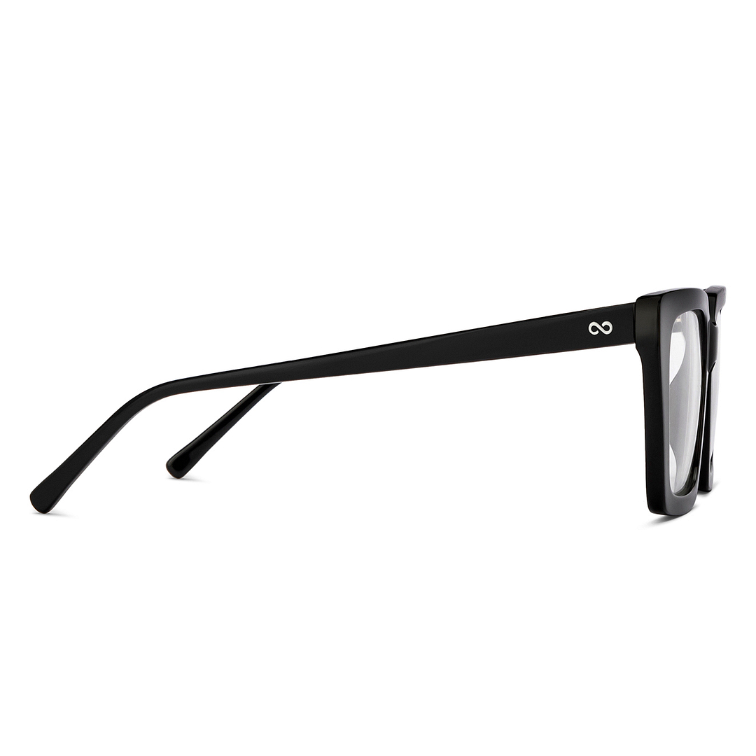 Lenskart STUDIO Black Full Rim Square left side