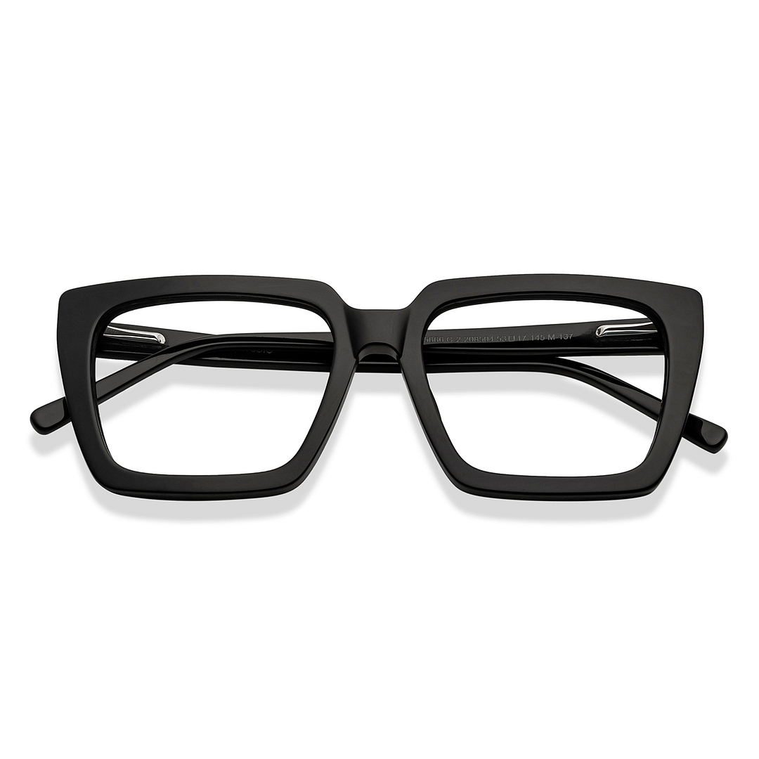 Lenskart STUDIO Black Full Rim Square left side