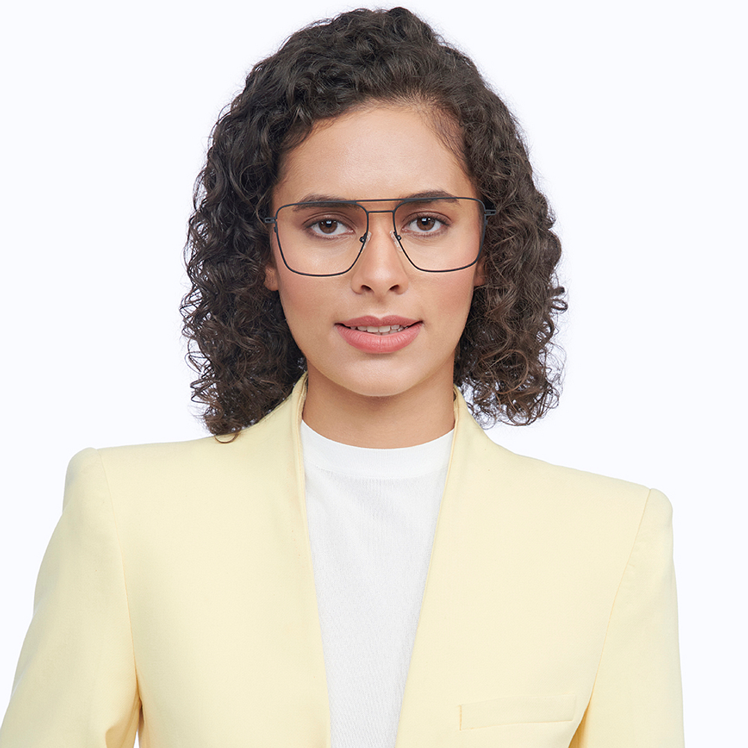 Vincent Chase Online Black Full Rim Geometric right side