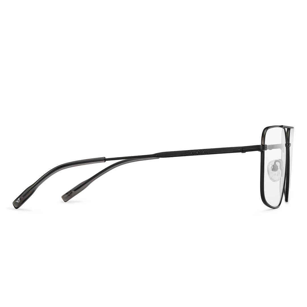 Vincent Chase Black Full Rim Square left side