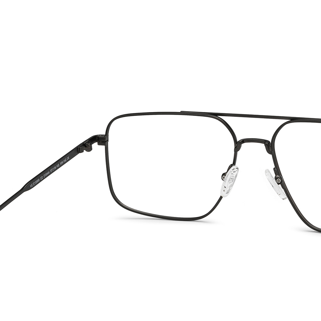 Vincent Chase Black Full Rim Square right side