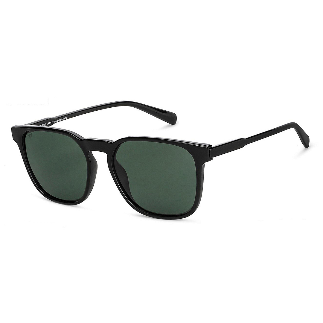 Vincent Chase Black Full Rim Square left side