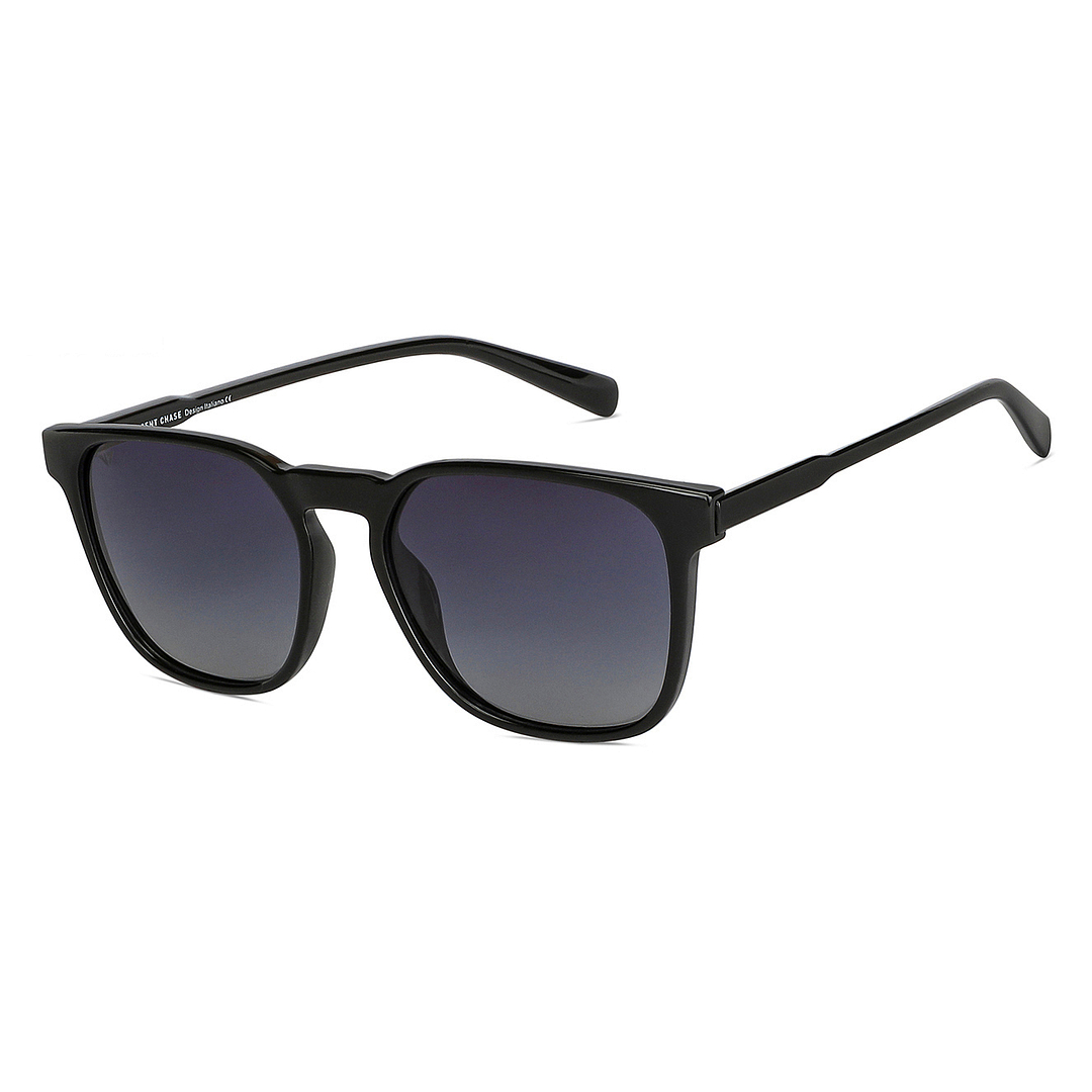 Vincent Chase Polarized Black Full Rim Square left side