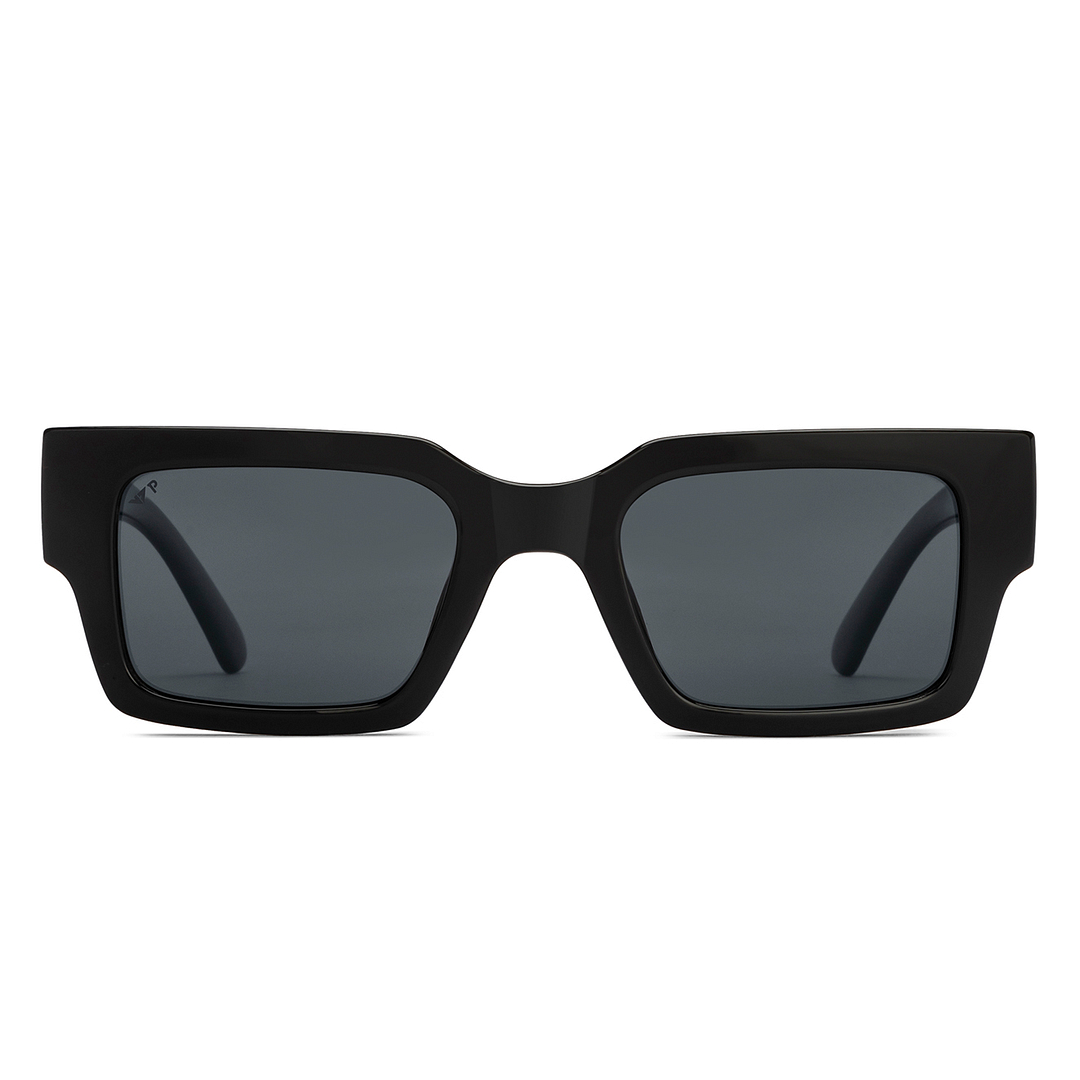 Grey Black Full Rim Rectangle Vincent Chase VC Sun Non-metal VC