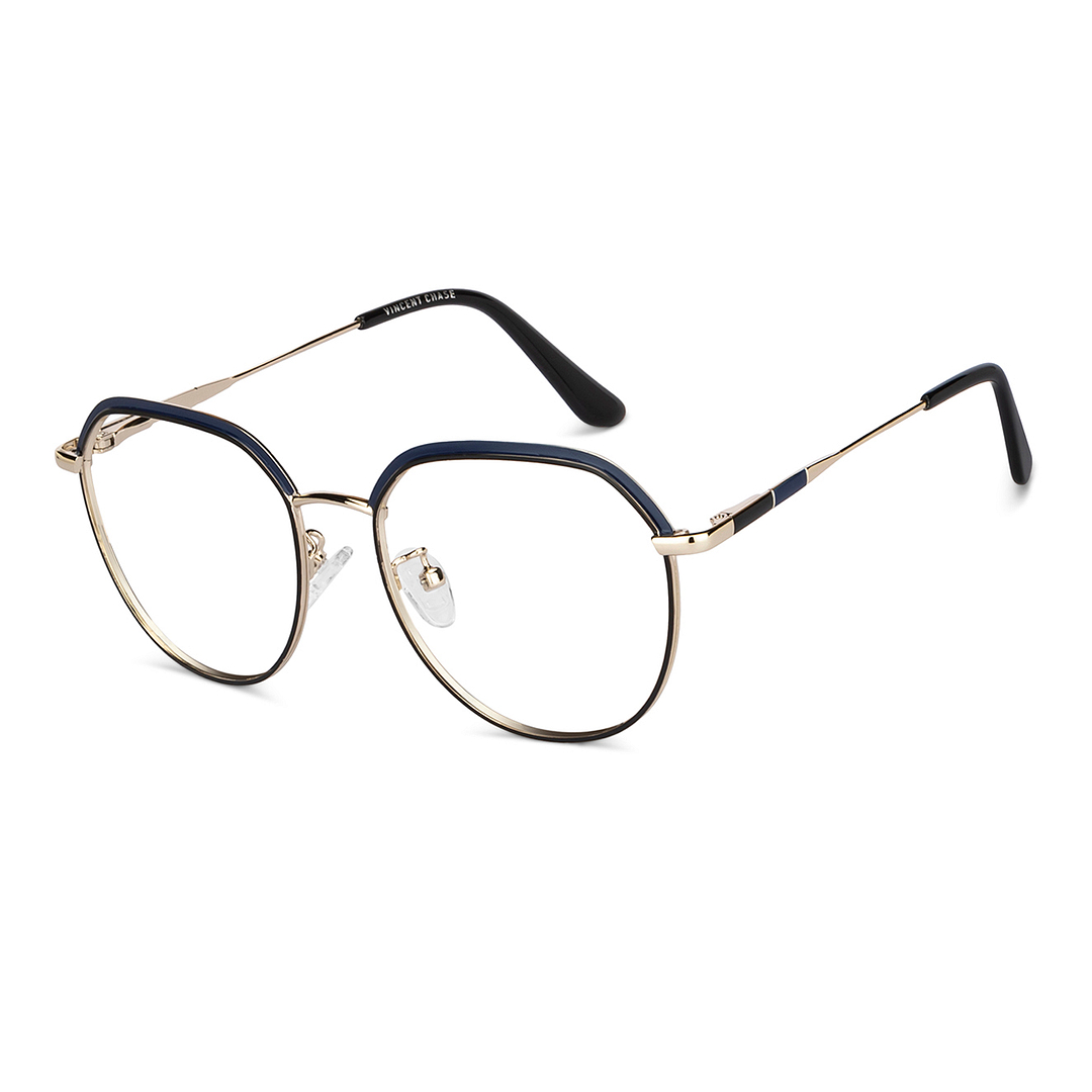 Vincent Chase Online Black Blue Full Rim Round right side