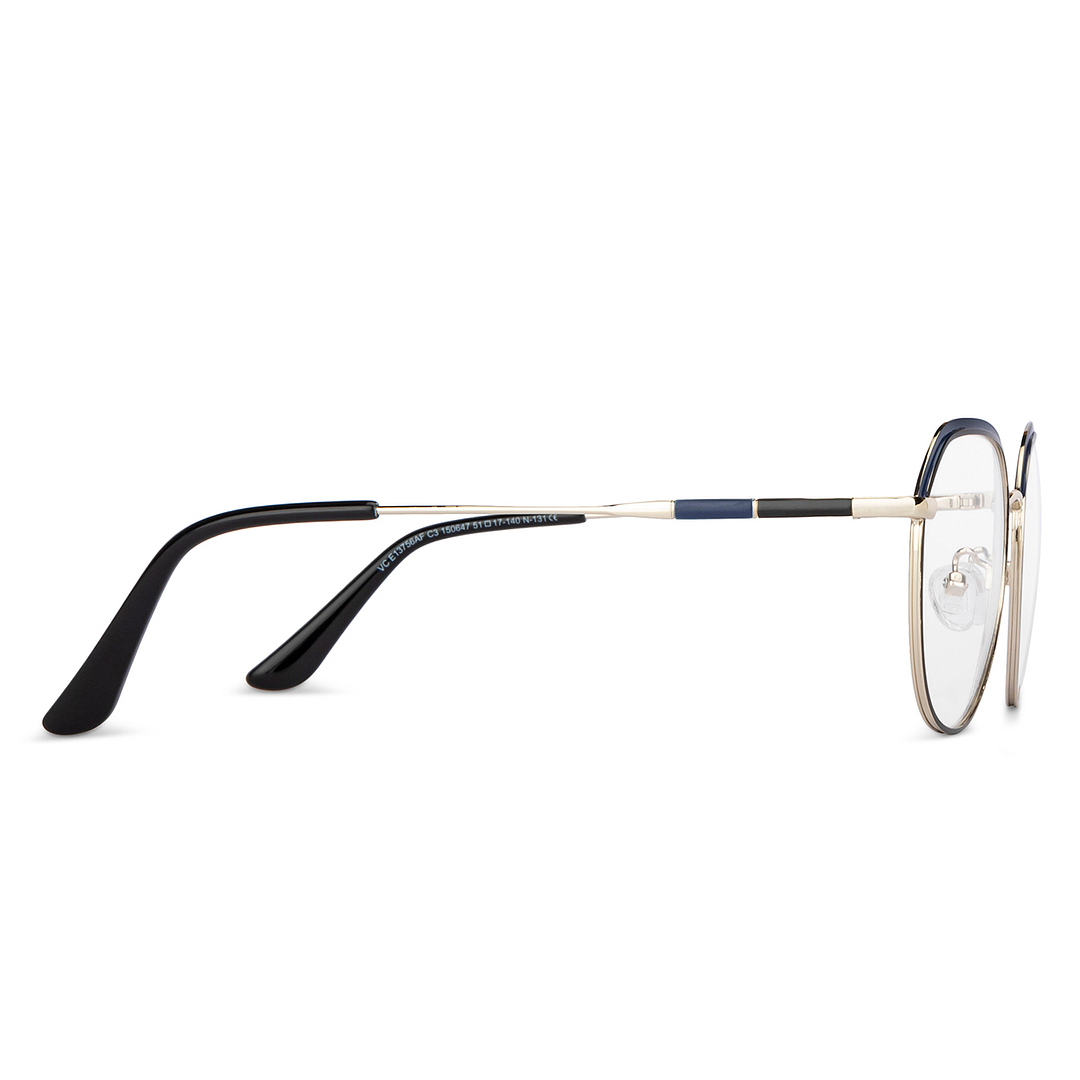 Vincent Chase Online Black Blue Full Rim Round left side