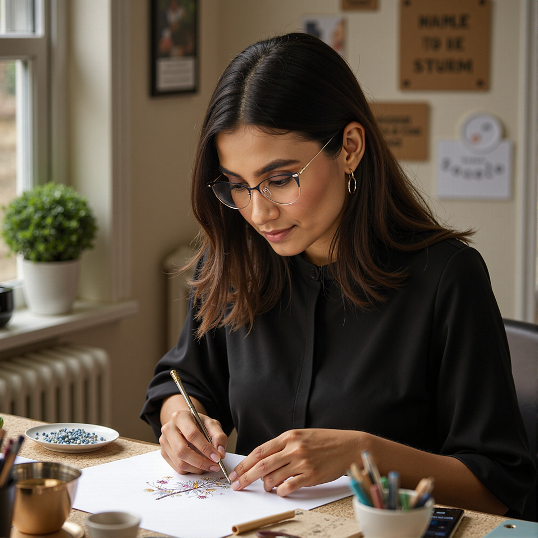 Vincent Chase Black Full Rim Cat Eye right side