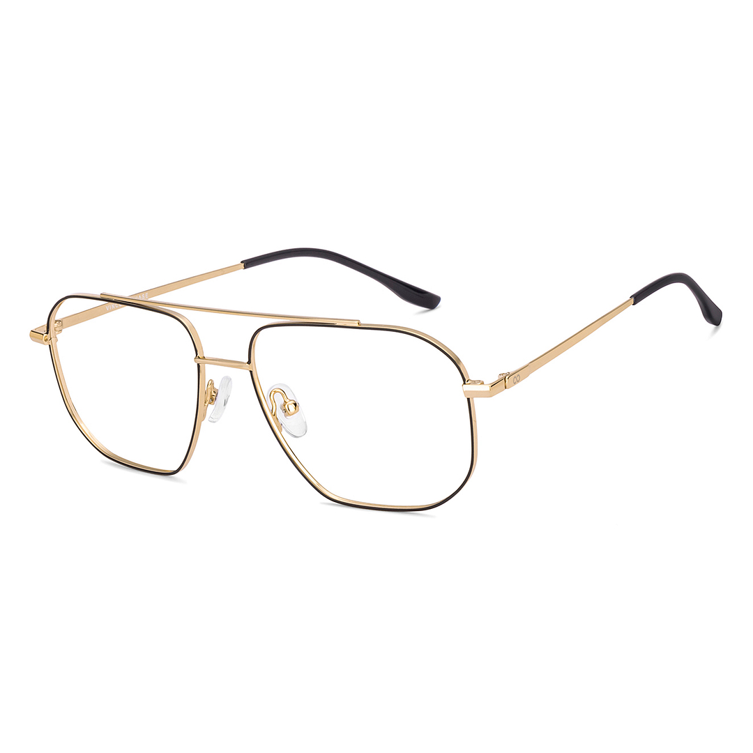Buy Black Gold Full Rim Square Vincent Chase SLEEK STEEL VC E17198