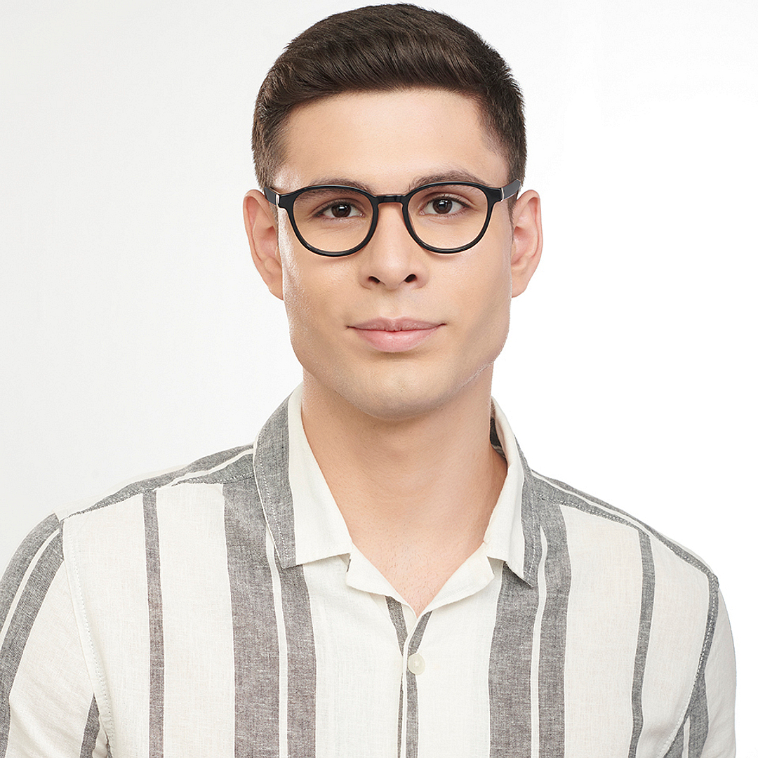 Vincent Chase Online Black Full Rim Round right side