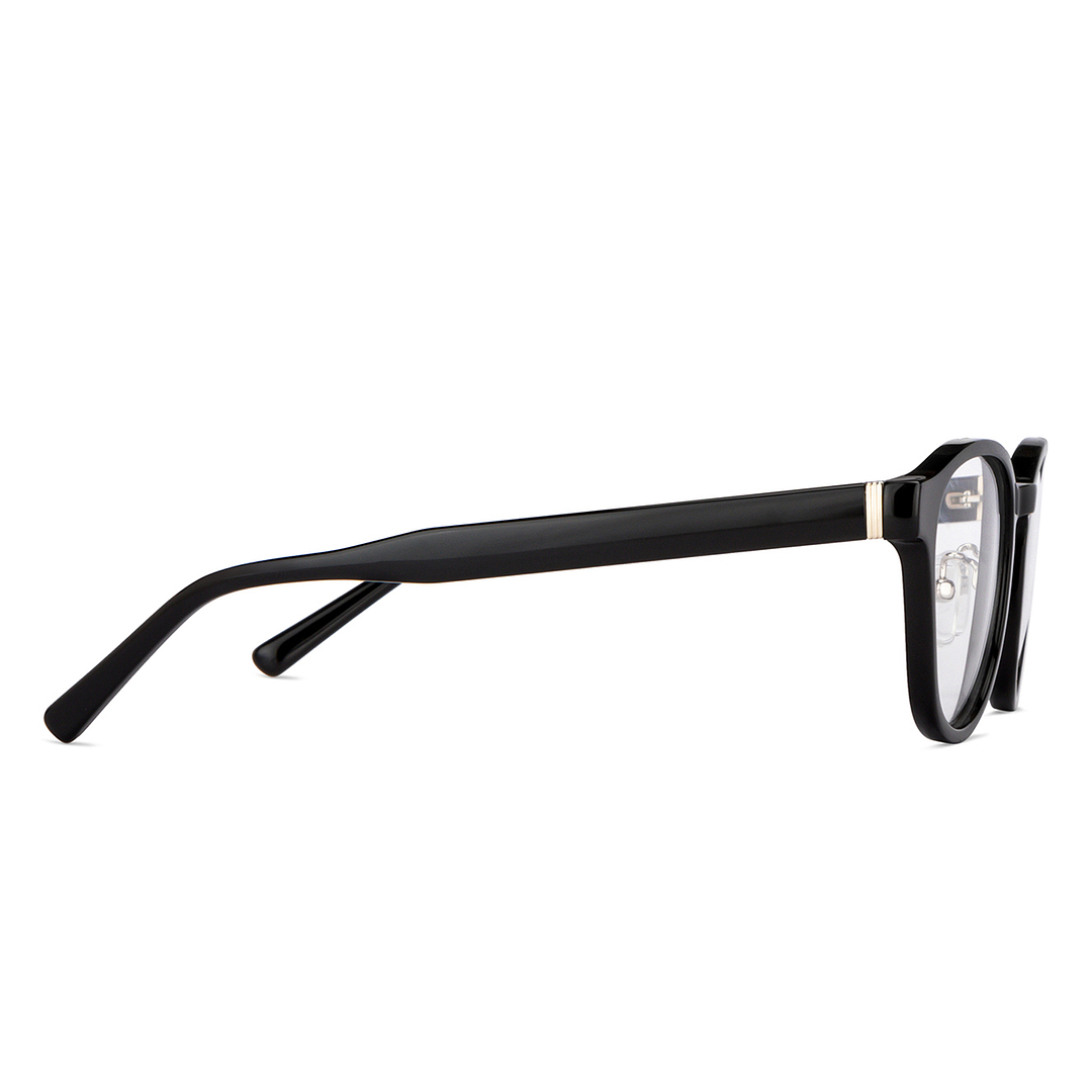 Vincent Chase Online Black Full Rim Round left side