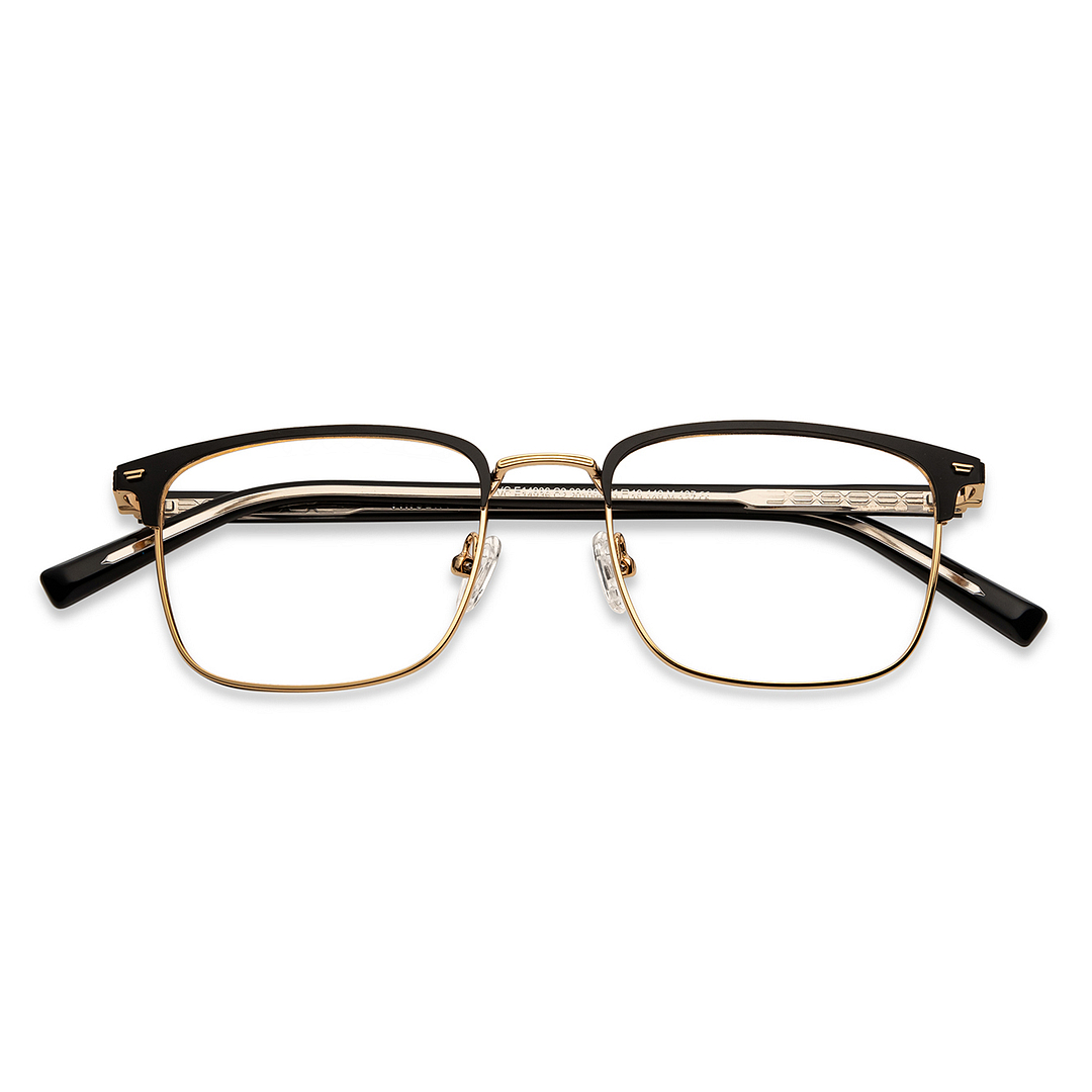 Vincent Chase Black Full Rim Square left side