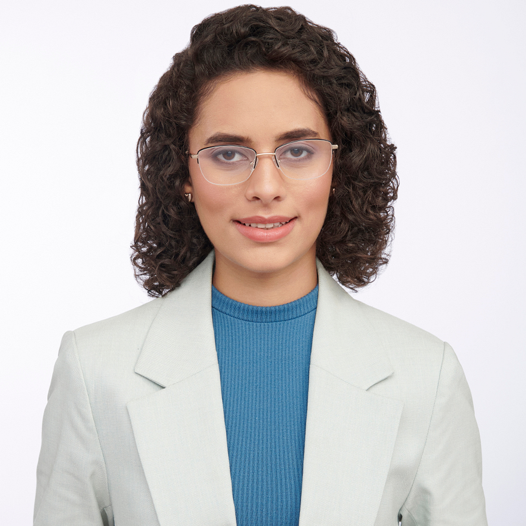 Vincent Chase Online Black Half Rim Rectangle right side