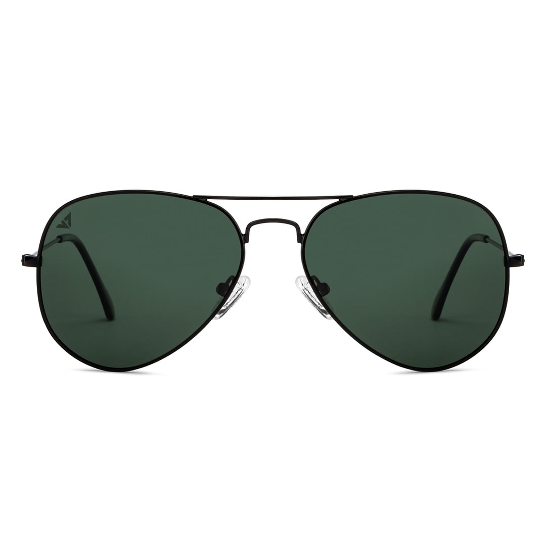 Vincent Chase Polarized Black Full Rim Aviator right side