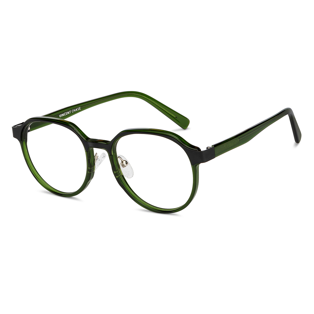 Vincent Chase Online Black Full Rim Round left side