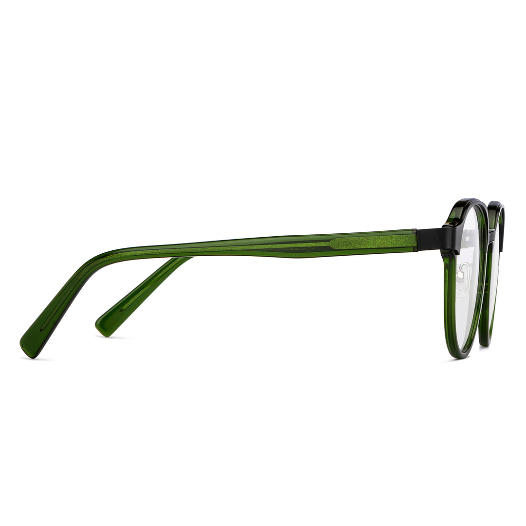 Vincent Chase Online Black Full Rim Round left side