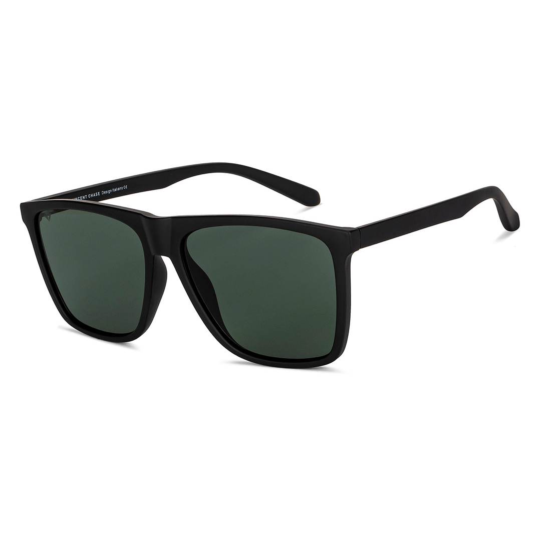 Vincent Chase Black Full Rim Square right side